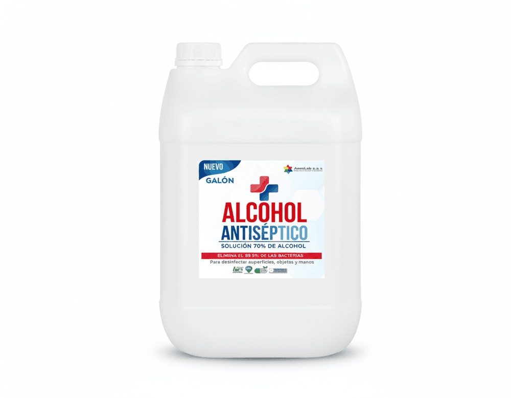 ALCOHOL ANTISÉPTICO - Desinfección Profesional de Manos y Superficies Alcohol Antiséptico 5 Galones